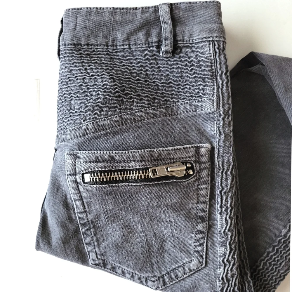 ISABEL Marant Etoile Moto Jeans Pelona Biker Pants - Picture 2 of 15